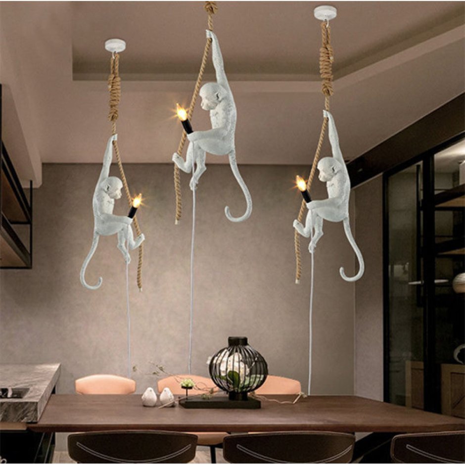 Подвесной светильник Seletti Monkey Lamp Ceiling