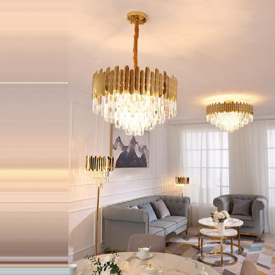 Люстра Bennett Chandelier Gold