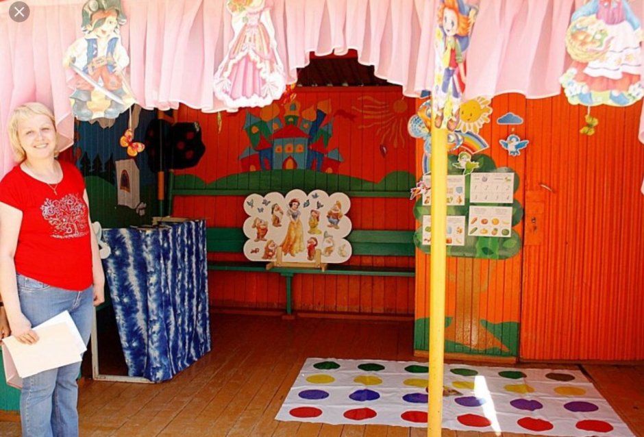 ПДД на веранде в детском саду
