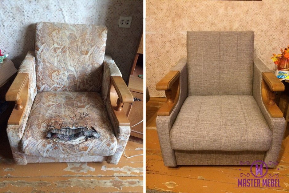 Старые диваны и кресла