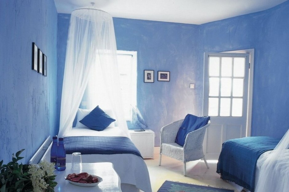 Спальня Прованс голубая