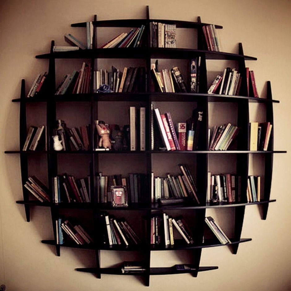 Необычные книжные полки