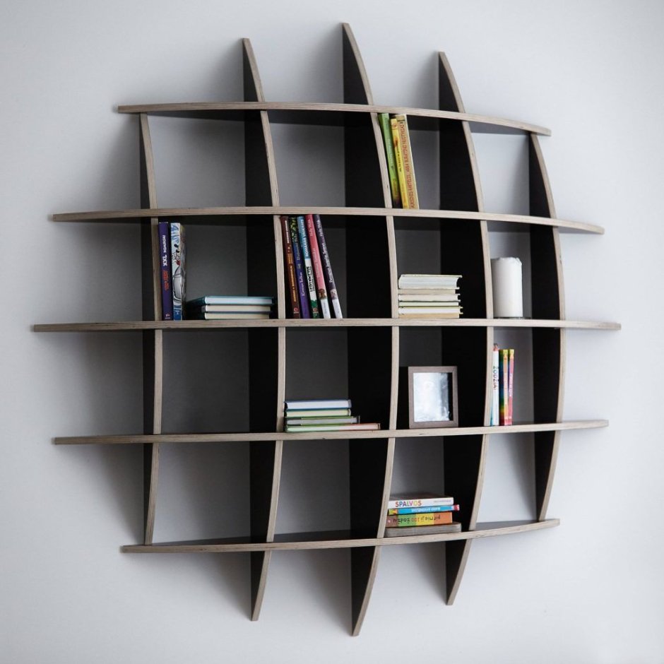 Полка "Wall Shelf-s (bas WL-001)" белая