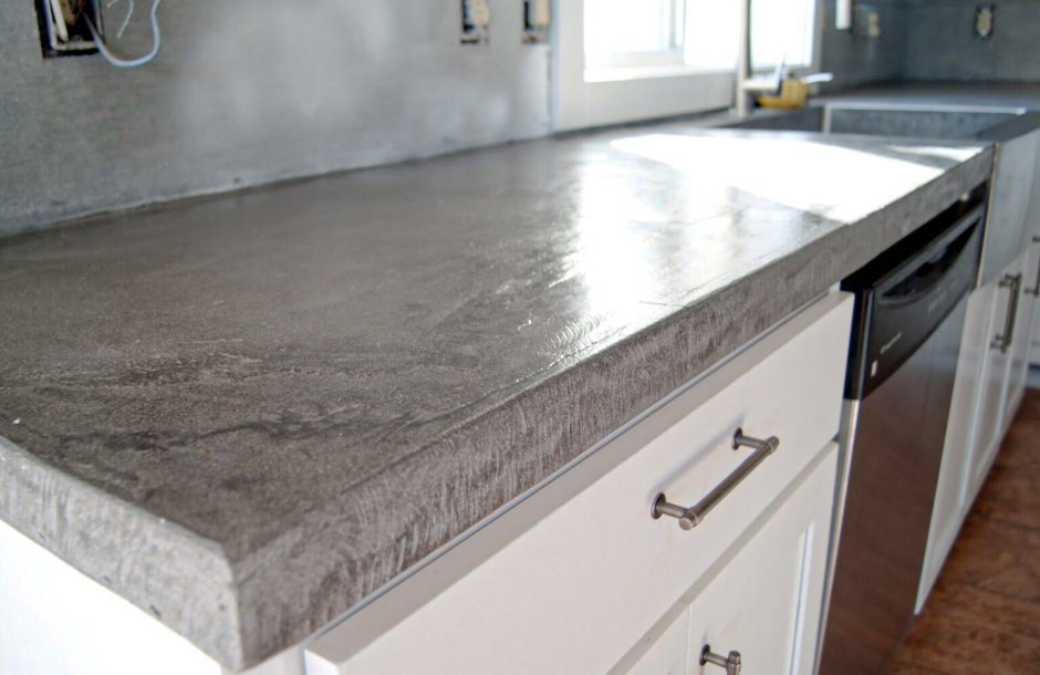 Микроцемент столешница