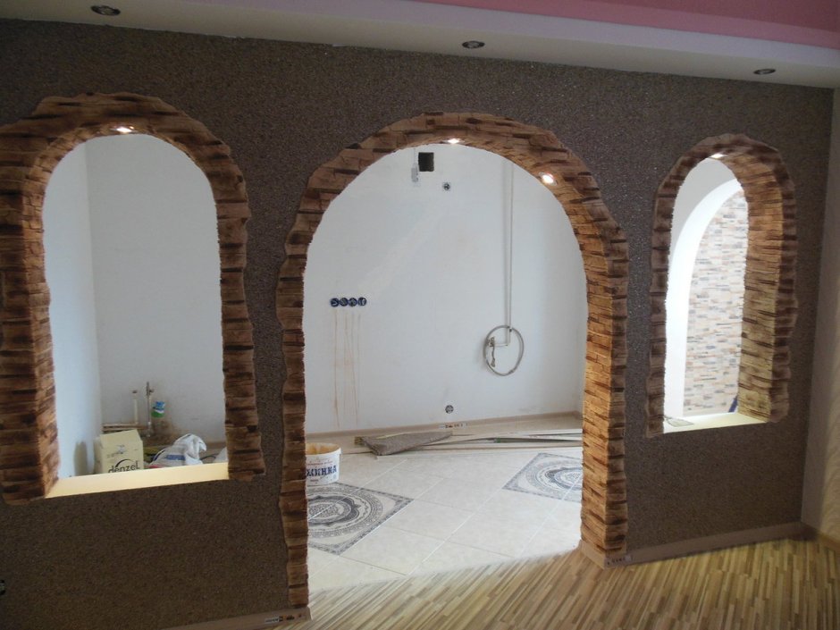 Декоративная арка в квартире