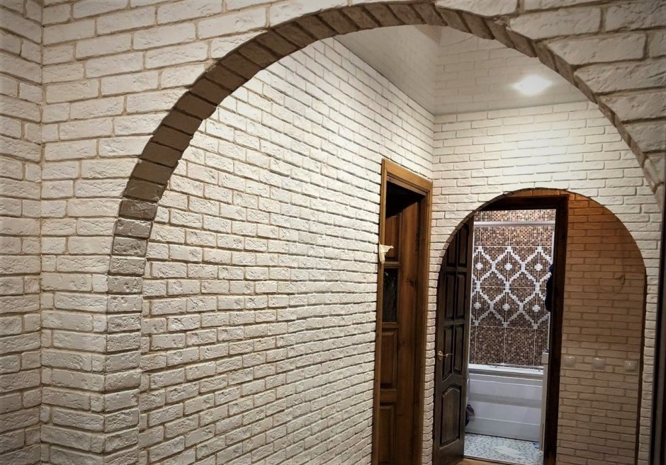 Арка из декоративного кирпича