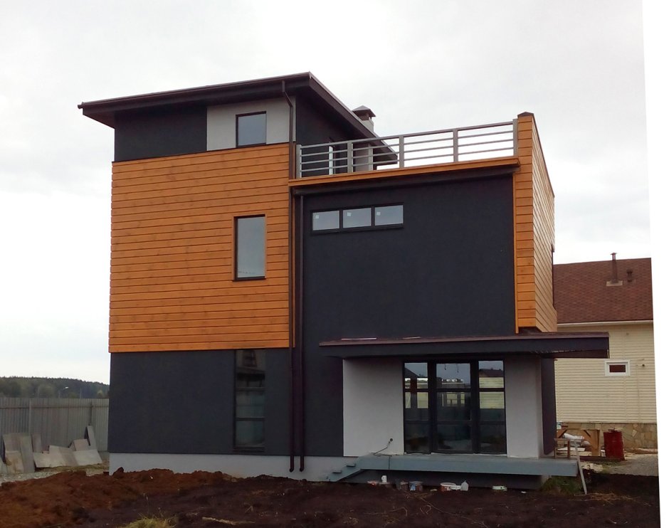 Современный дом из СИП панелей