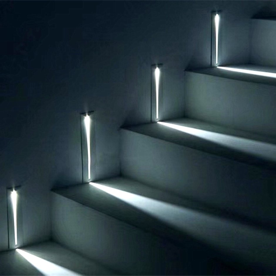Modern Design Outdoor recessed Wall foot Lamp led Stair Step Light 115х115