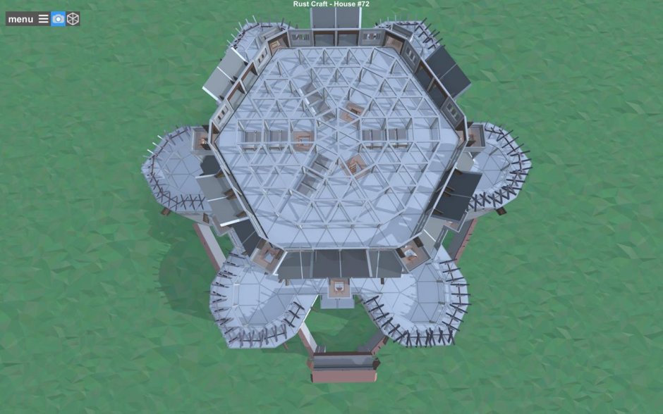 Клановый дом раст 2x2
