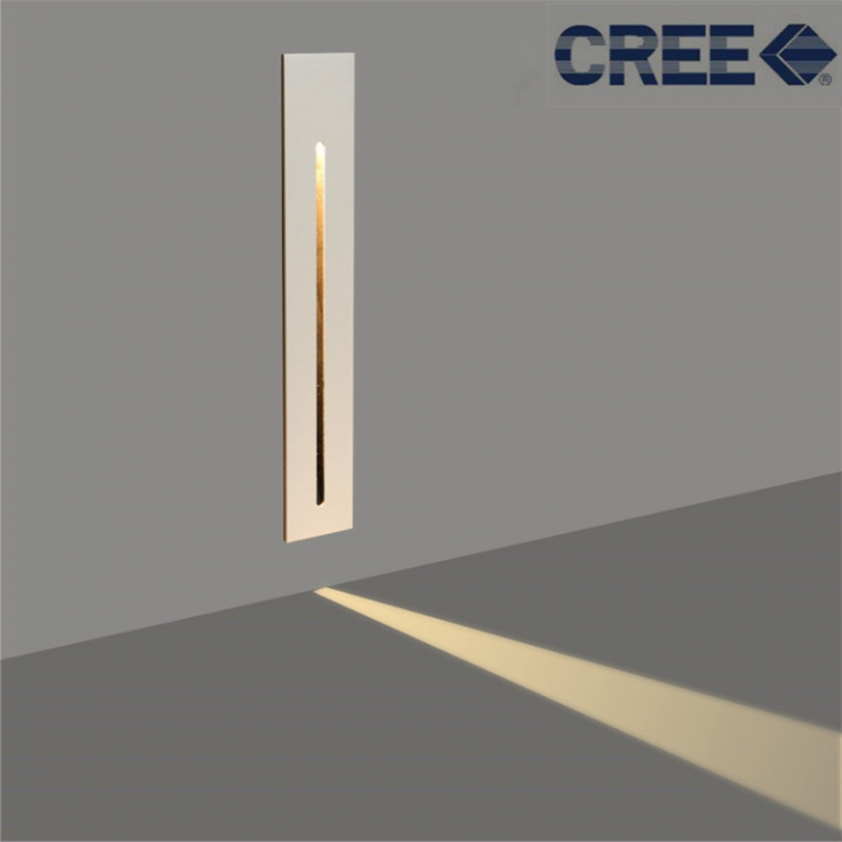 3w led recessed Wall Light