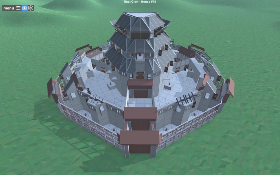 Клановый дом раст 2x2