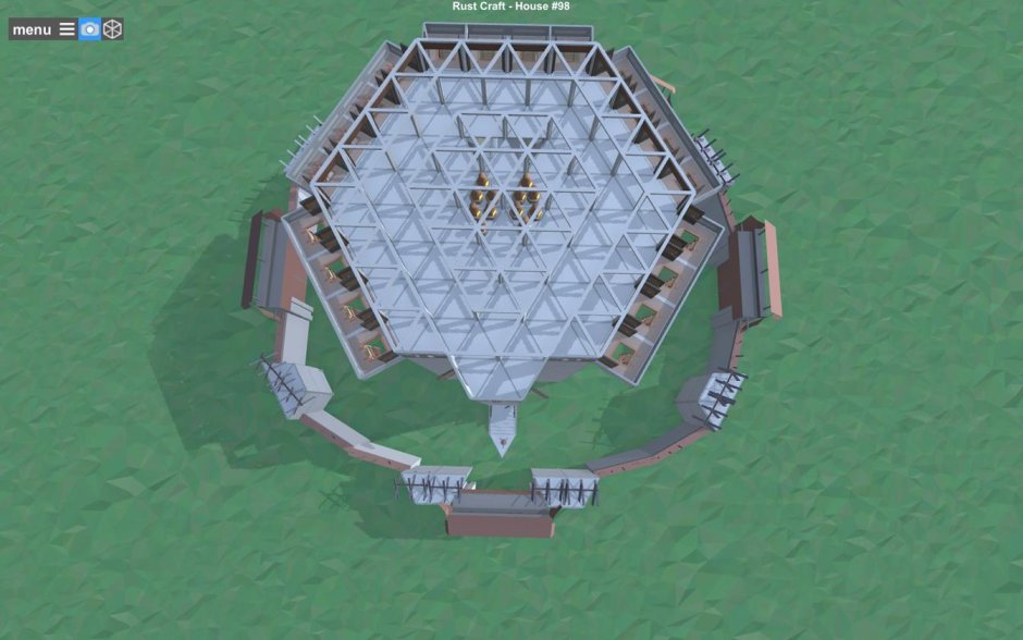 Rustcraft схемы домов