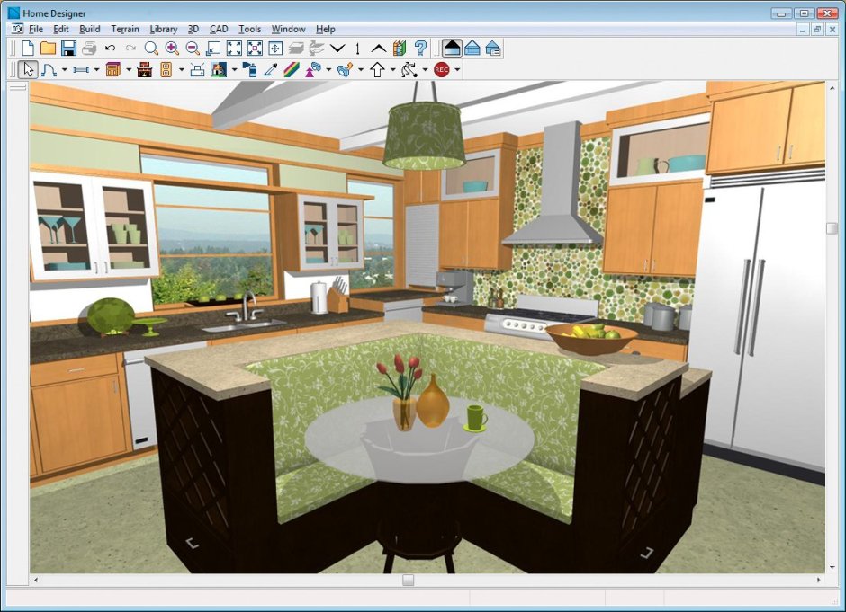 3d моделирования проекты кухня