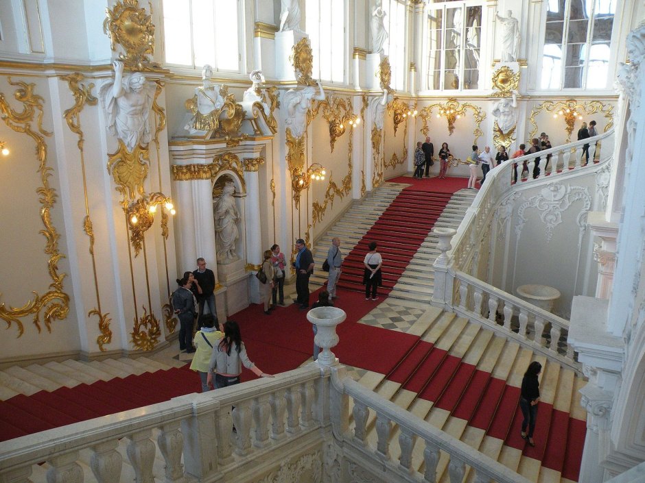 Empress Elizabeth ordered Rastrelli to Design a New Winter Palace in