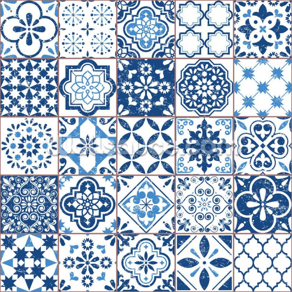 Плитка azulejo марокканский стиль