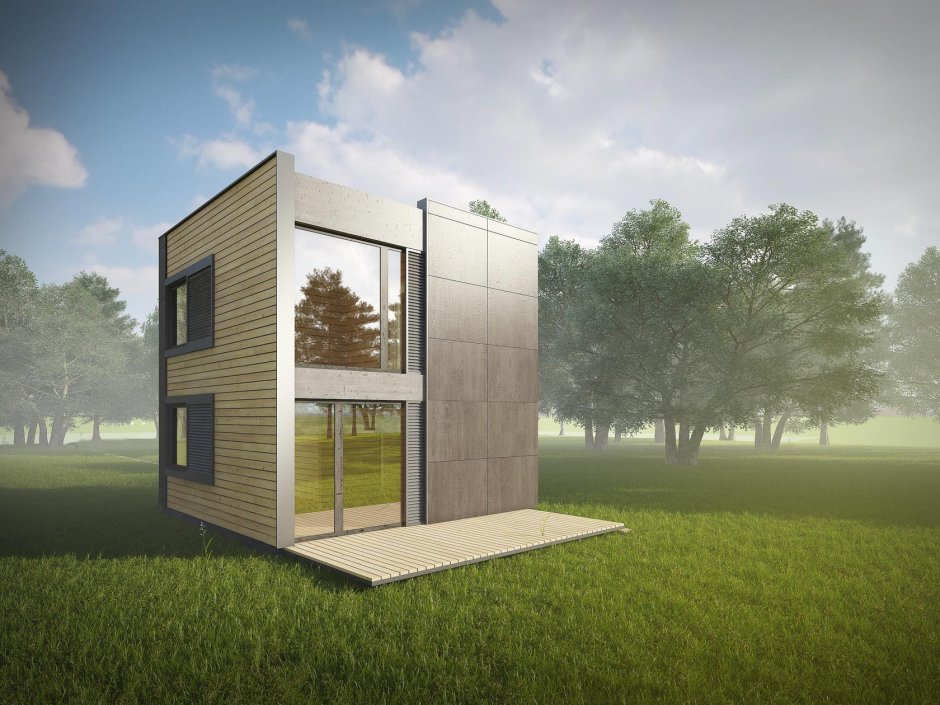 Дом куб проекты