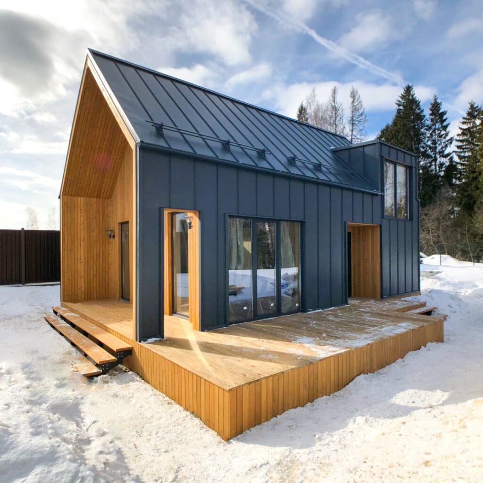 Каркасный барнхаус