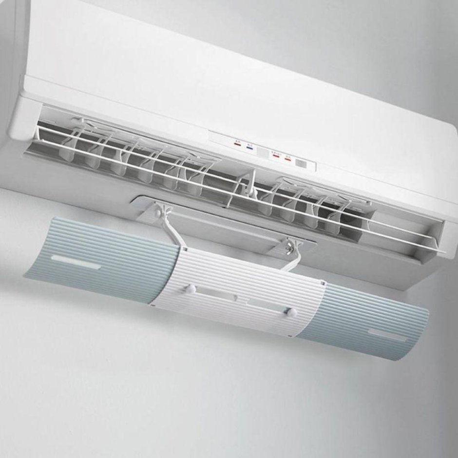 Xiuwoo Adjustable Air Conditioner Deflector t115 White