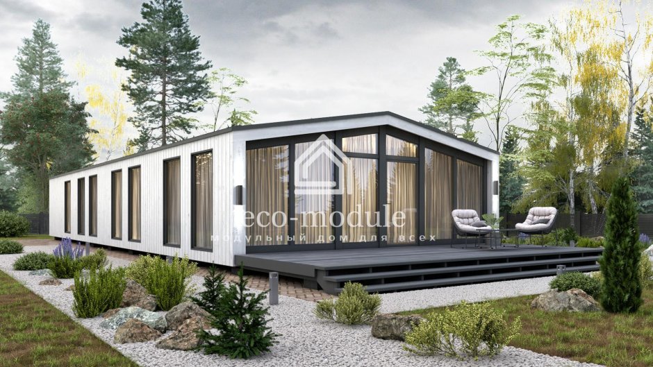Модульный дом барнхаус