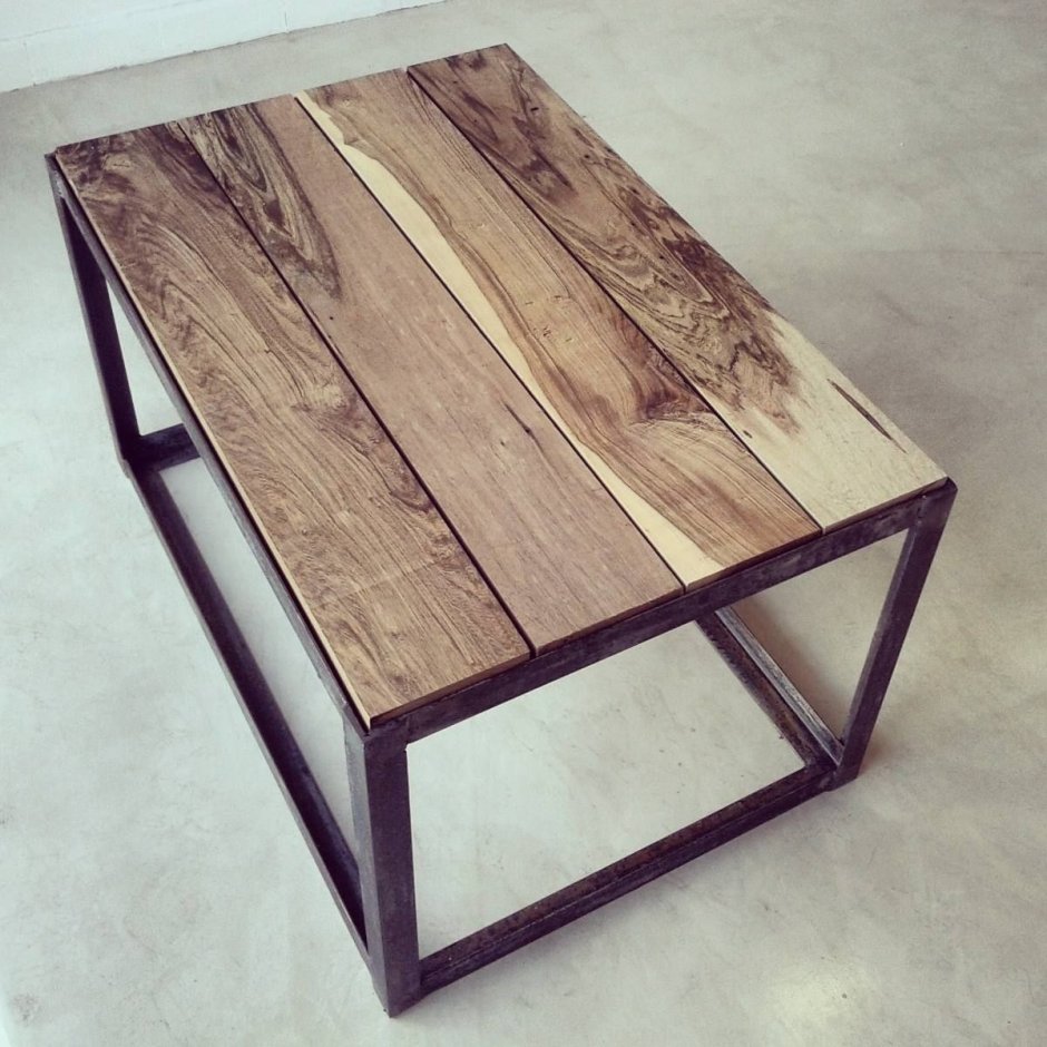 Стол журнальный лофт 120 на 60