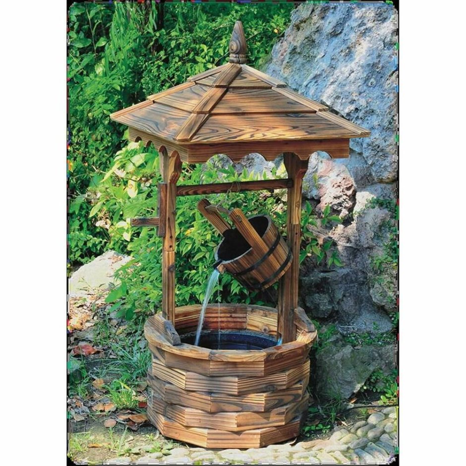 Вазон колодец