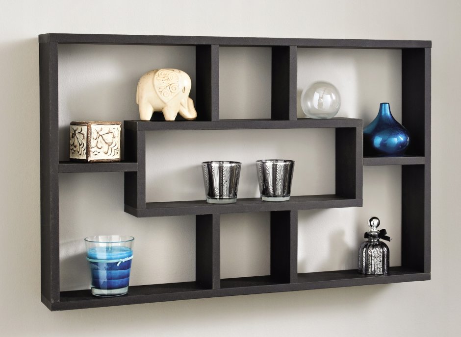 Полка "Wall Shelf-s (bas WL-001)" белая