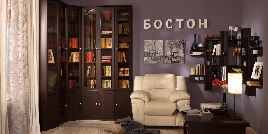 Книжный шкаф Бостон Глазов
