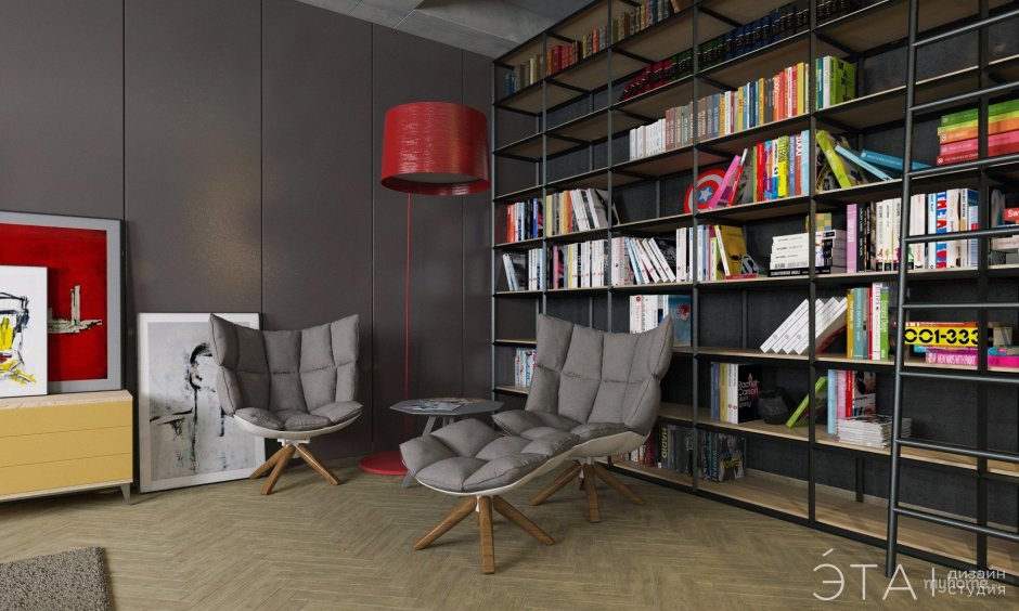 Стеллаж лофт Loft Wood Studio