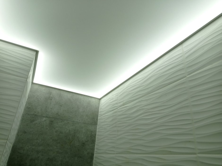 Светодиодная закарнизная подсветка потолка