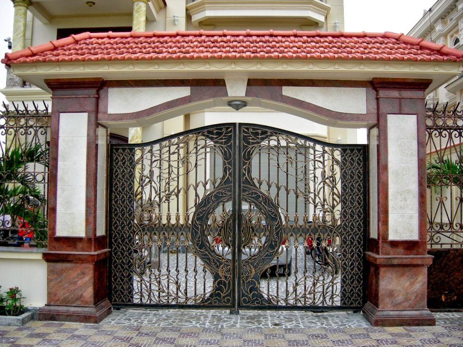 Декоративные ворота