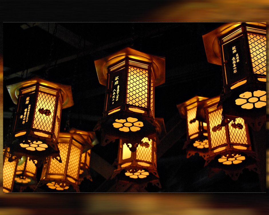 Японские светильники