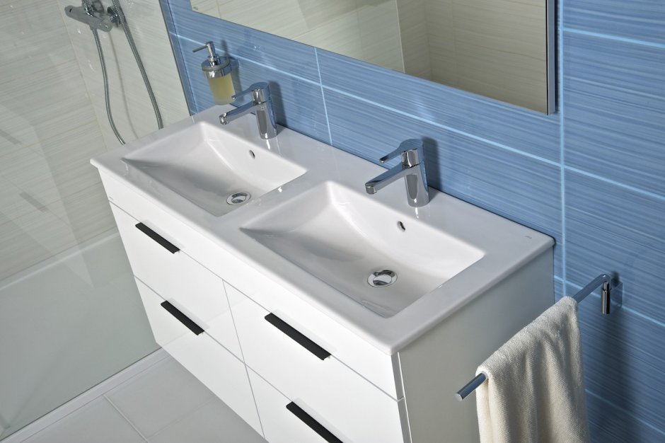 Vitra двойная раковина 1700