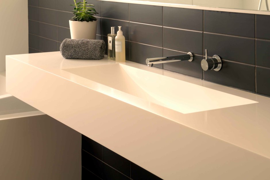 Solid surface corian