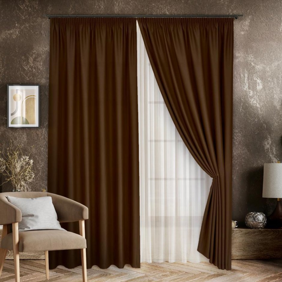 Комплект штор Pasionaria "Блэквуд венге"