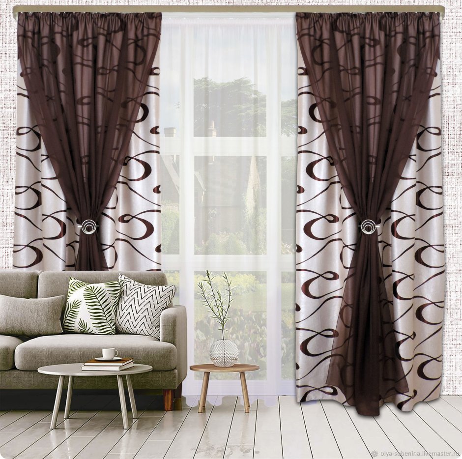 Модные цвета штор