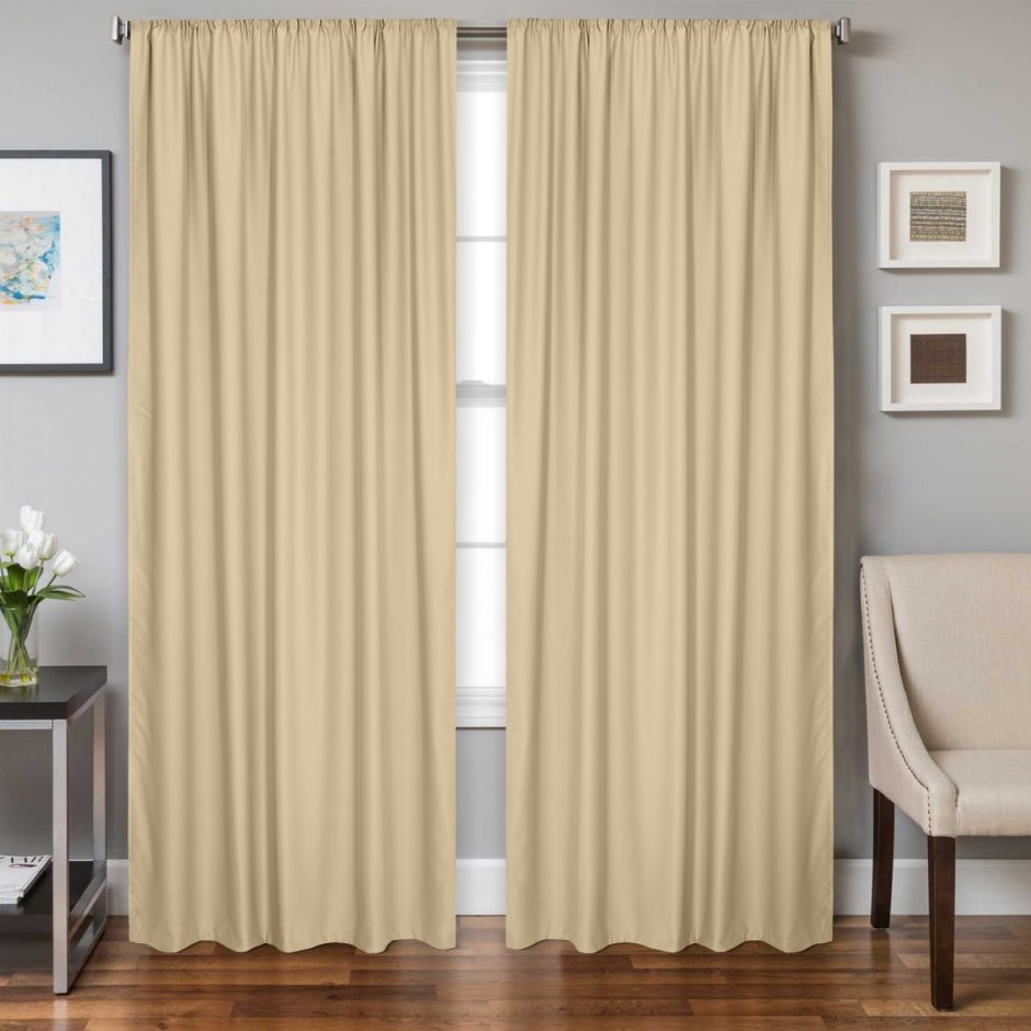 Шторы блэкаут серебро