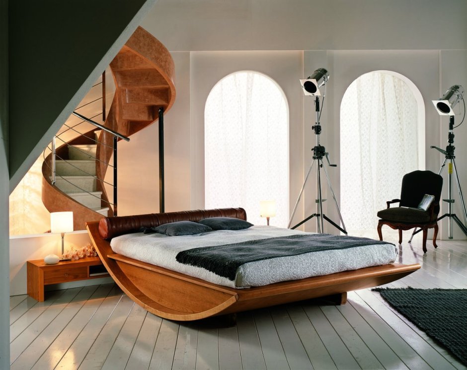 Кровать подростковая «Wooden Bed-2»