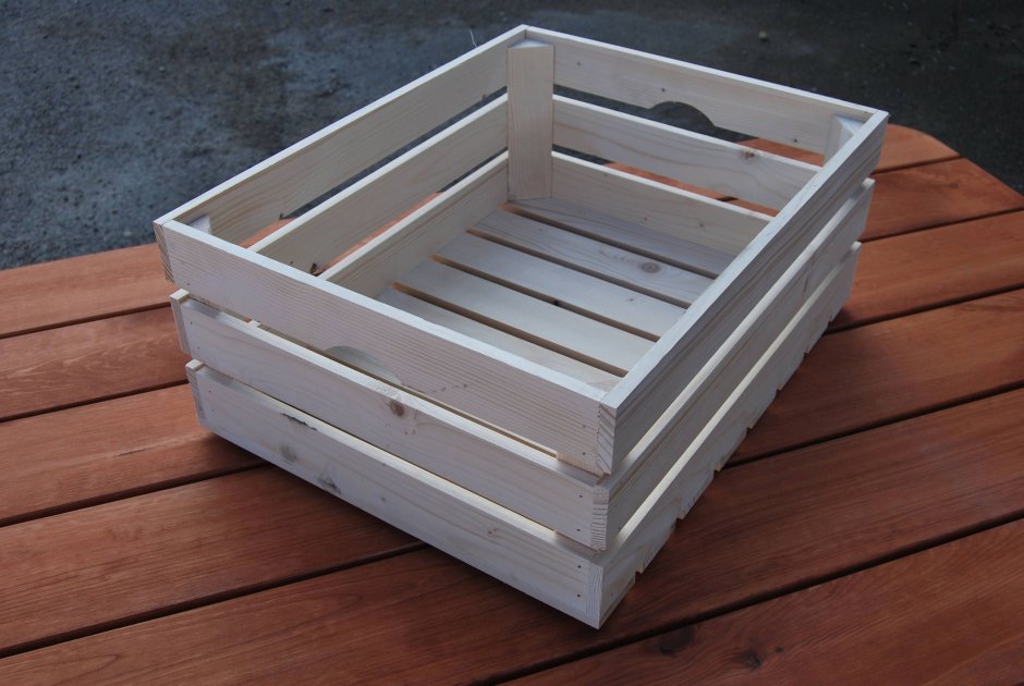Деревянный ящик для хранения