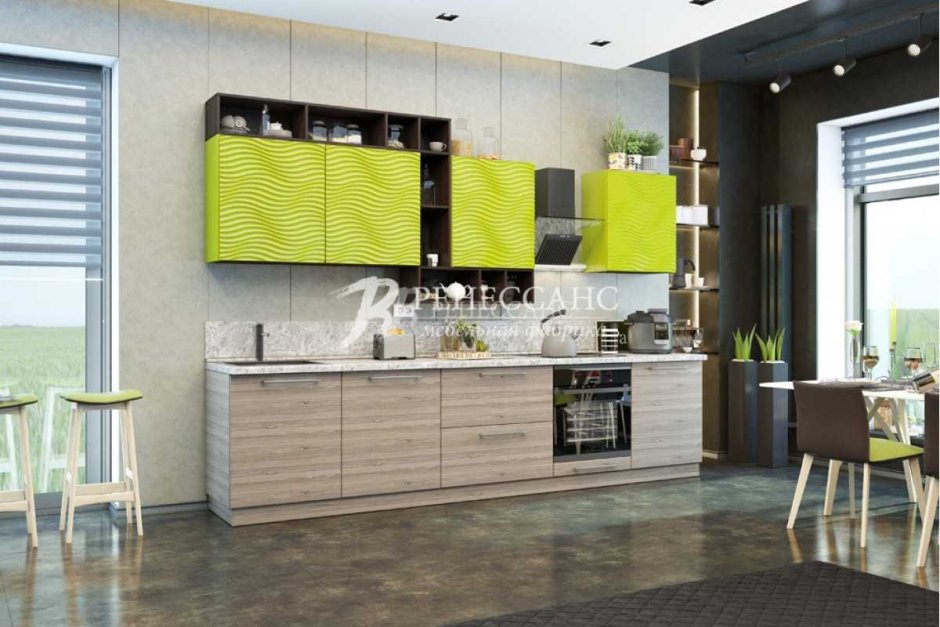 Кухни Scavolini фасад дерево