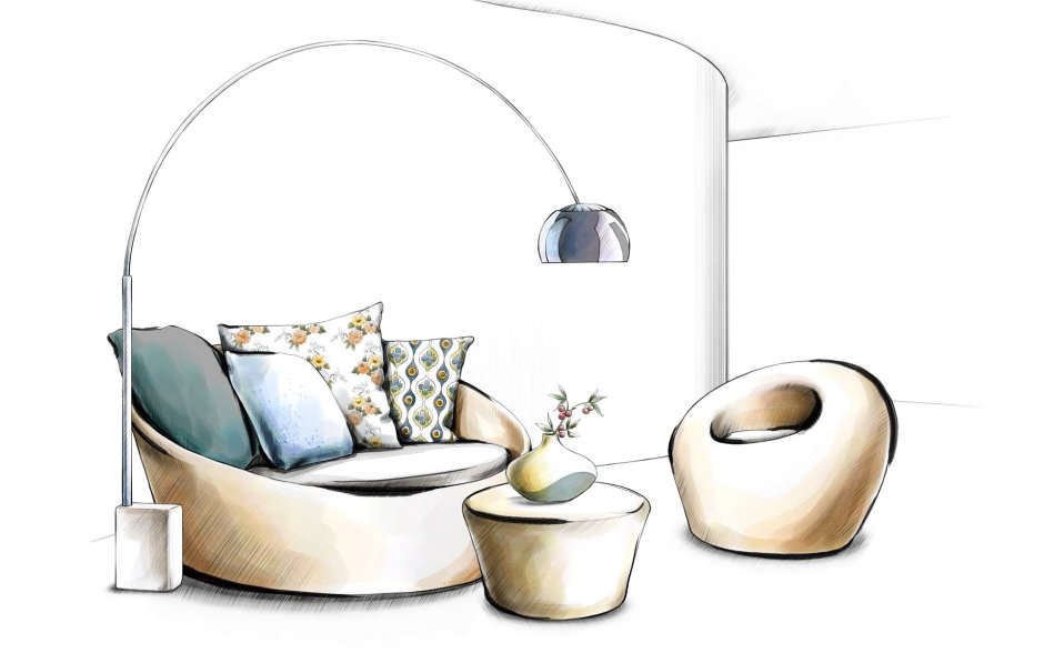 Japanese Sofa drawings