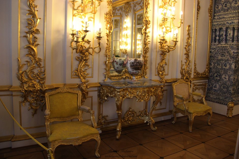 Янтарная комната большой Екатерининский дворец