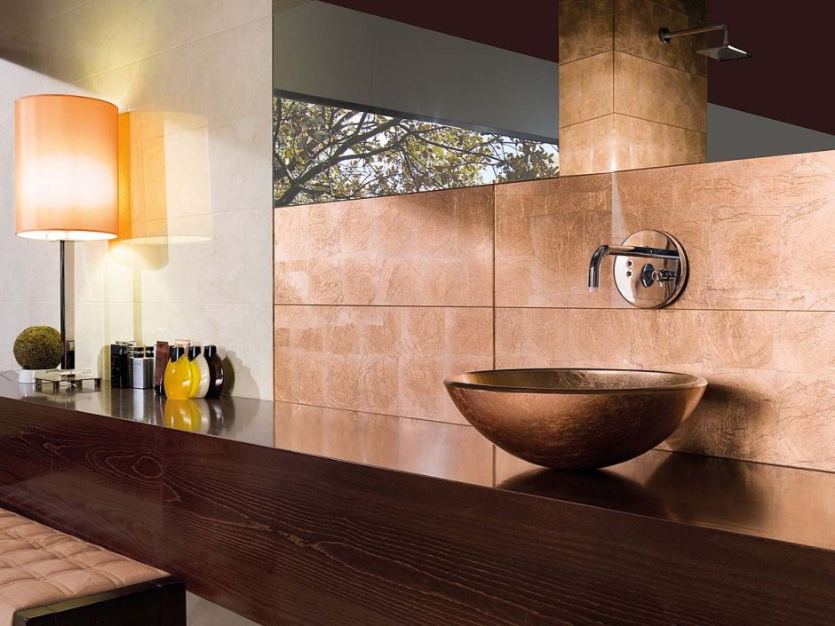 Garden Copper плитка в интерьере