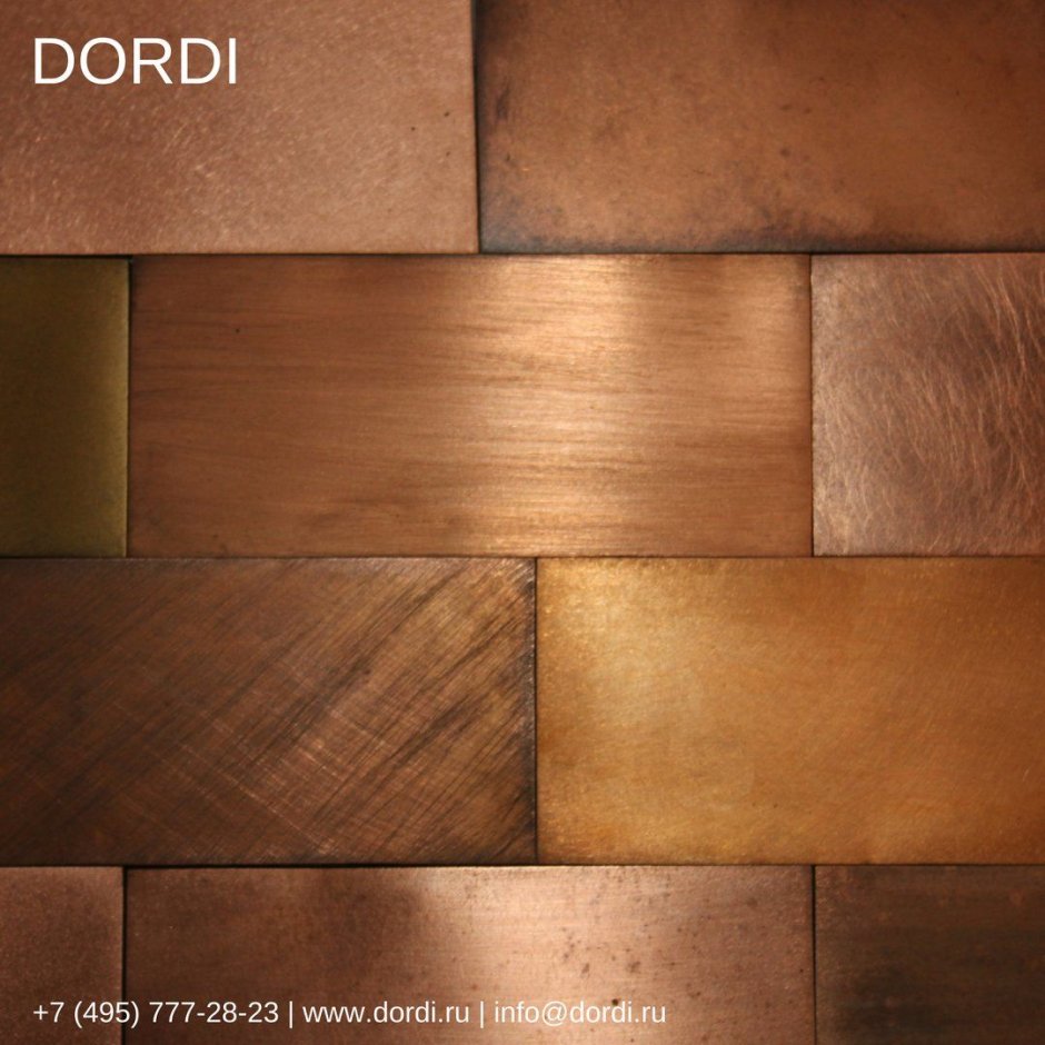 Панели из меди Dordi