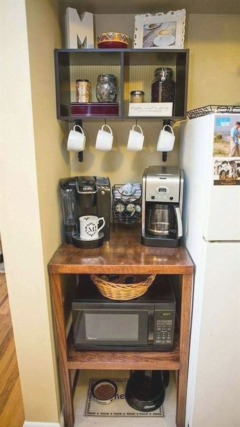 Кофейный уголок на кухне