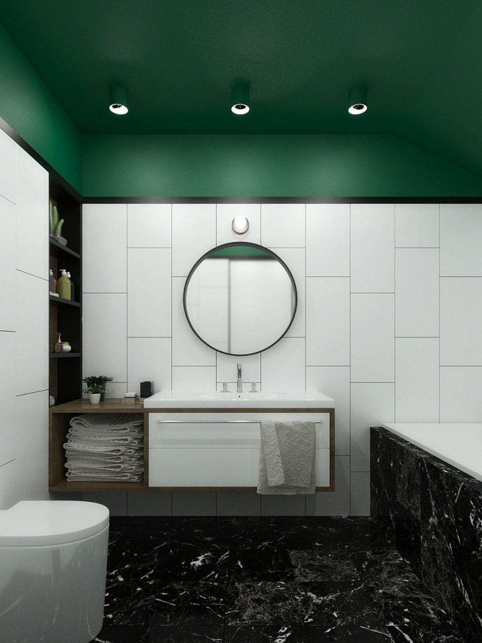 Плитка Emerald Green в интерьере