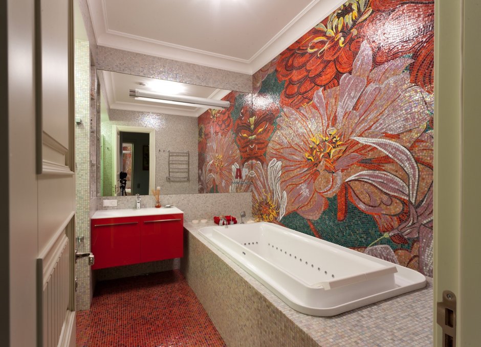 Панно из мозаики в ванную