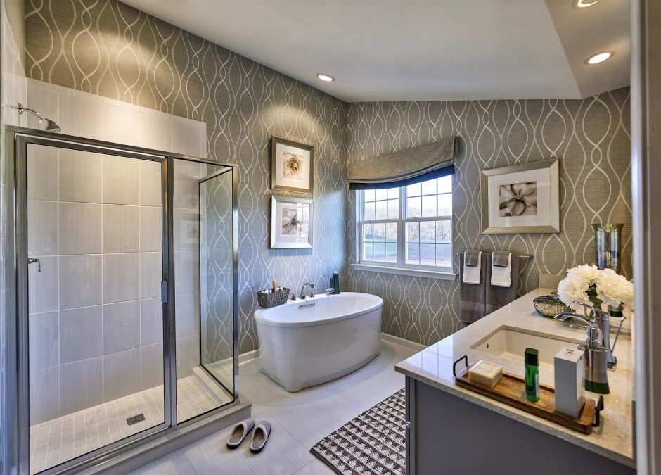 Ванная в мастер спальне