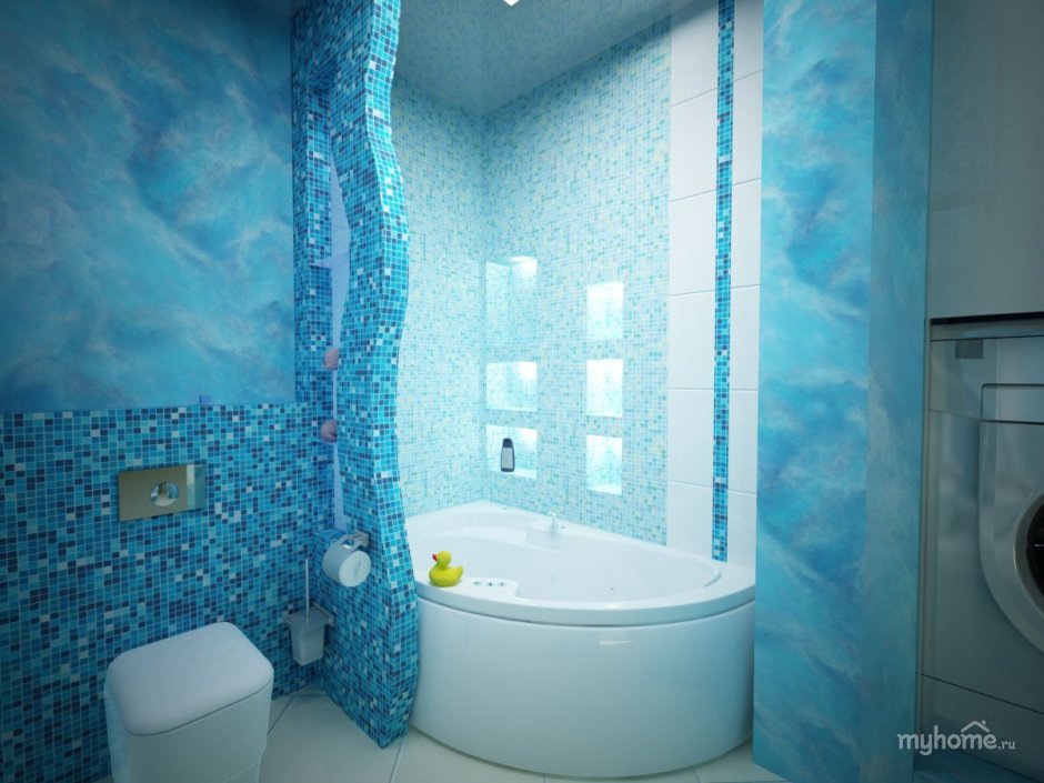 Ванная в стиле моря
