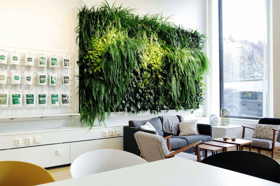 Озеленение искусственными растениями