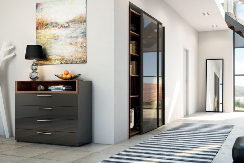 Подвесная тумба в прихожую